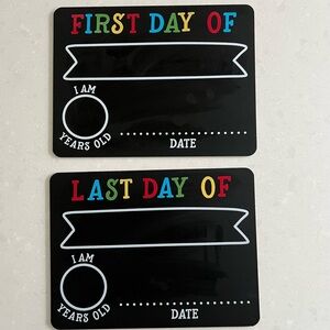 SOLD First / Last day of School sign